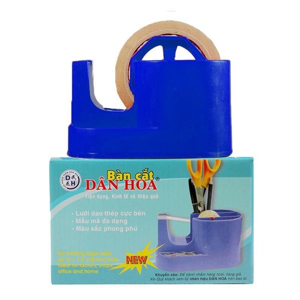 CẮT BĂNG DÍNH ĐỂ BÀN - DÂN HOA 400 - CẮT BĂNG KEO 2,4CM