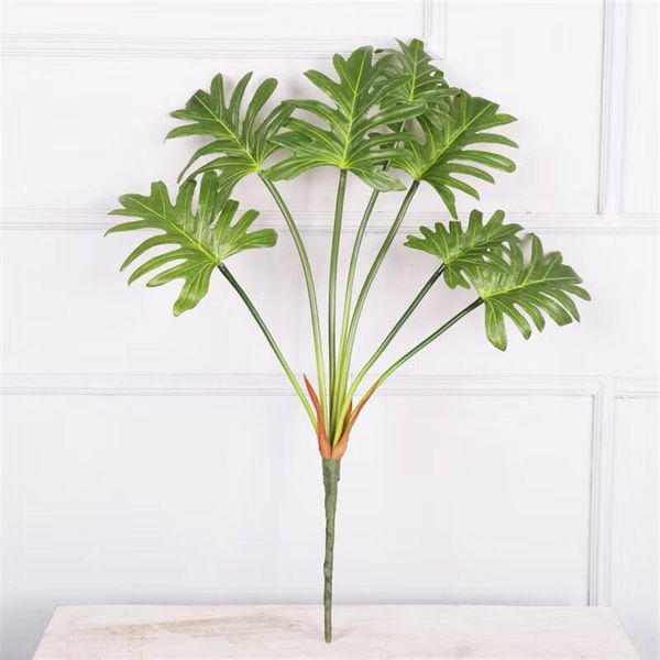 Cành giả - Cụm lá chân vịt 7 nhánh cao cấp - Decor Trang trí nhà cửa