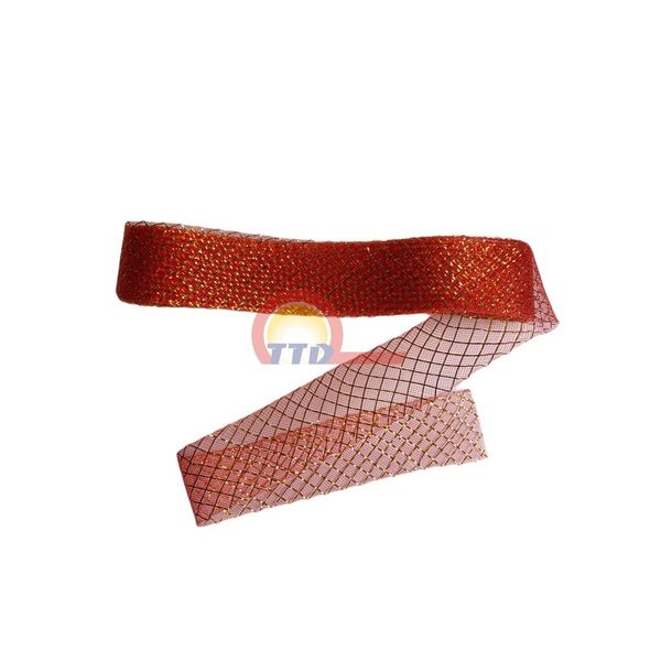 CUỘN LƯỚI KIM TUYẾN DÀI 15M RỘNG 4CM - TRANG TRÍ OẢN - LÀM HOA
