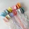 Ruy Băng Voan Viền Sóng , Màu Galaxy óng ánh , Loại Đẹp - Bản 4cm x 9m