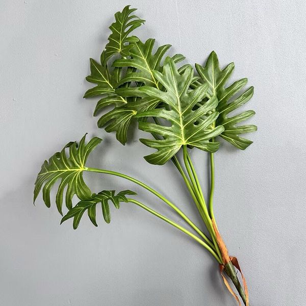 Cành giả - Cụm lá chân vịt 7 nhánh cao cấp - Decor Trang trí nhà cửa