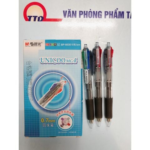 Bút Bi 4 Màu M&G Hàng Chính Hãng_Tiện Dụng
