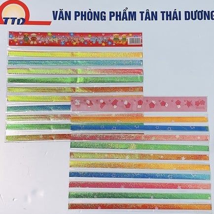 Tệp Giấy Gấp Sao Óng Ánh (Tệp 50 sao)