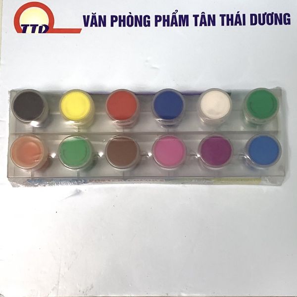 Màu Vẽ Poster Color - Tặng kèm cọ vẽ