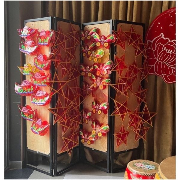 Đèn Ông Sao - Đèn ông sao không viền - Đèn ông sao truyền thống - Decor Trang trí nhà cửa - Lồng đèn Trung Thu