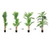 Cây giả - Cây dừa giả -  gốc bằng gỗ , 3 thân , trang trí phòng khách, decor trang trí nhà hàng, quán cà phê cực đẹp