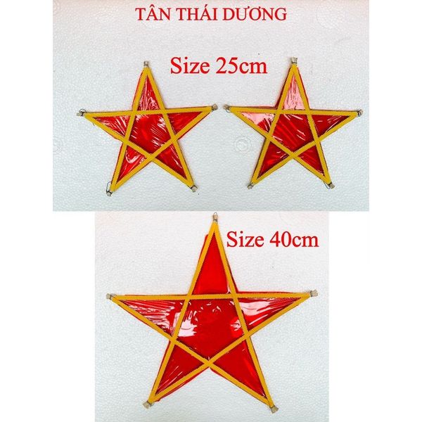 Đèn Ông Sao - Đèn ông sao không viền - Đèn ông sao truyền thống - Decor Trang trí nhà cửa - Lồng đèn Trung Thu