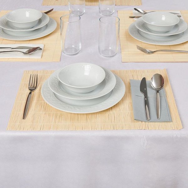 Mành tăm trắng - decor phông nền chụp ảnh, trang trí tiểu cảnh treo tường cực đẹp