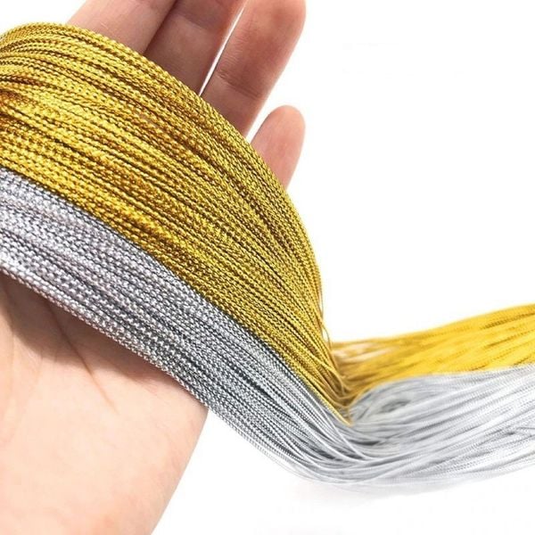 BÓ DÂY KIM TUYẾN DÀI , Dây Kim Tuyến làm đồ handmade ,Dây Kim Tuyến làm đồ thủ công - trang trí hộp quà .