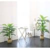 Cây giả - Cây dừa giả -  gốc bằng gỗ , 3 thân , trang trí phòng khách, decor trang trí nhà hàng, quán cà phê cực đẹp