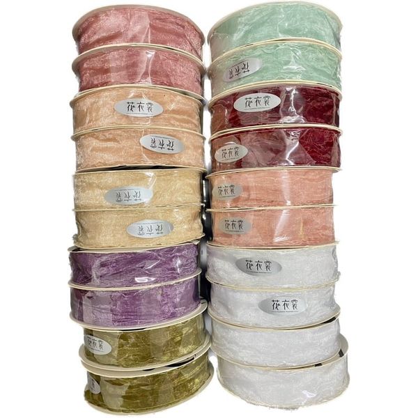 Ruy băng voan viền sóng loại đẹp khổ 2,8cm*25met