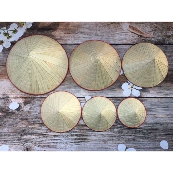Nón lá Việt Nam - Nón lá trang trí làm decor, trang trí tết siêu đẹp - Đủ Size a07