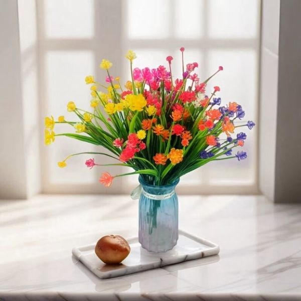 Hoa Giả - Cành hoa SEN ĐÁ giả - HOA SEN ĐÁ Trang trí nhà cửa, Decor cực đẹp