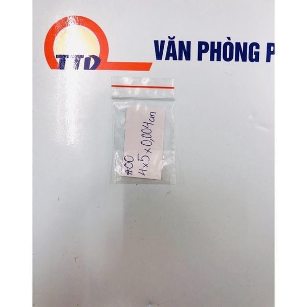 500G Túi Zipper, Túi Miết Trong Suốt Từ Số 00 - Số 12_Loại Dày Đẹp