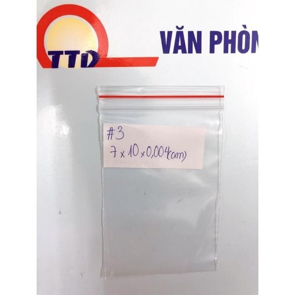 500G Túi Zipper, Túi Miết Trong Suốt Từ Số 00 - Số 12_Loại Dày Đẹp