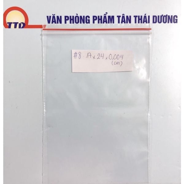 500G Túi Zipper, Túi Miết Trong Suốt Từ Số 00 - Số 12_Loại Dày Đẹp