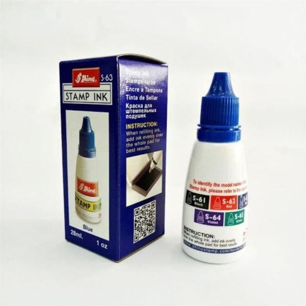 Mực Dấu Shiny/ Mực Đổ Con Dấu - Dung Tích 28ml - Có 3 màu