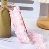 Ruy băng vải xốp - viền sóng- hoạ tiết kẻ - duy băng vải xốp - viền bèo- bản 2,5cm và 4cm