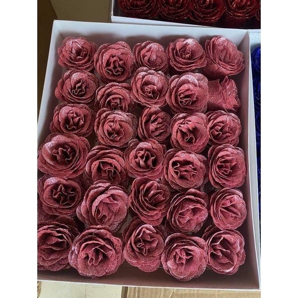 Đầu bông hoa nhũ kim tuyến - Hoa nhũ galaxy - Hoa nhũ kim tuyến cao cấp