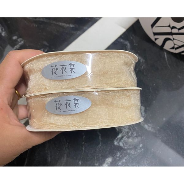 Ruy băng voan viền sóng loại đẹp khổ 2,8cm*25met