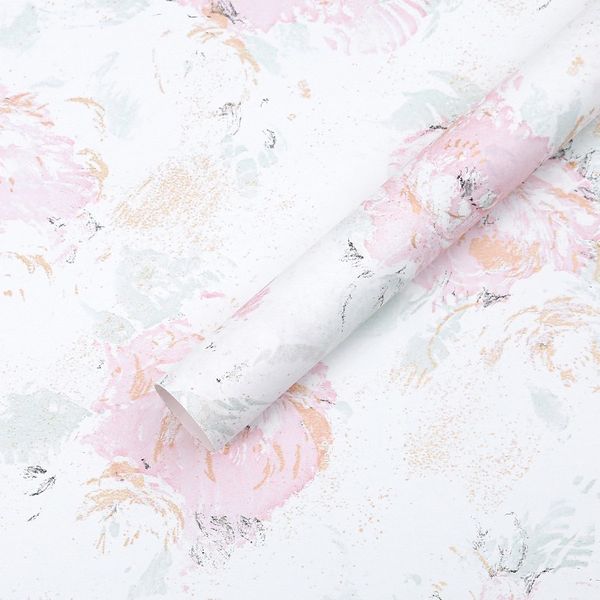 Giấy gói hoa - Tập 15 tờ giấy gói hoa họa tiết  Gấm Hoa cao cấp - Khổ 52x59cm