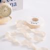 Ruy băng vải xốp - viền sóng - bản 2,5cm và 4cm. Làm nơ cực xinh