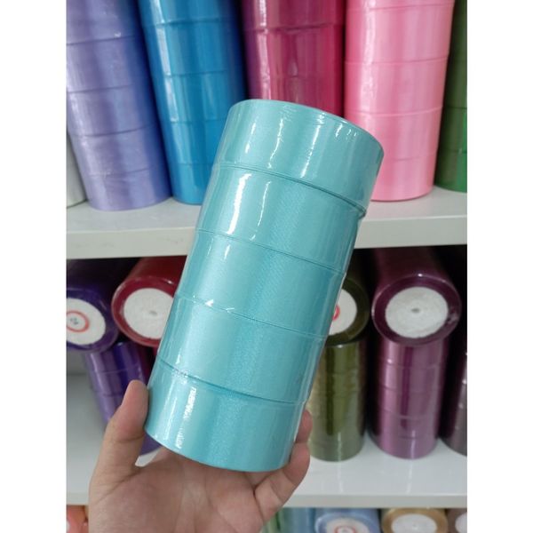 Cuộn 22met - Ruy băng lụa bản 4cm nhiều màu