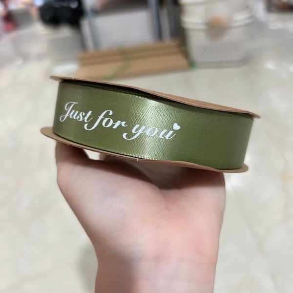 Ruy Băng Lụa In Chữ 2,5Cm Đẹp
