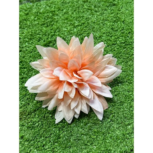 Hoa giả - Đầu bông hoa Cúc Pha Lê bằng lụa - Đầu bông hoa giả trang trí nhà cửa, trang trí tháp oản - Decor giỏ quà Tết