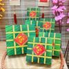 Mô Hình Bánh Trưng,Bánh Tét, Miếng Dưa Hấu Trang Trí Tết 2024