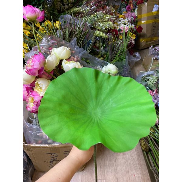 HOA SEN GIẢ , hoa giả , Hoa Sen Bách Diệp Quan Âm - Bông Sen Chất Liệu Lụa Đẹp Cao Cấp