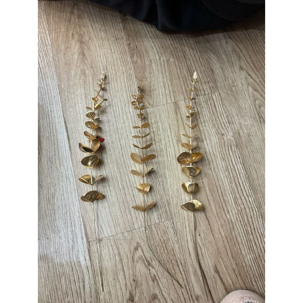 Cành Lá Táo Vàng , Cành Rẻ Quạt Tạo Điểm Trang Trí Decor