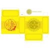 Hộp đựng bánh cốm, Vỏ Hộp bánh phu thê - in chữ Wedding - Mặt trước in nhũ cực đẹp