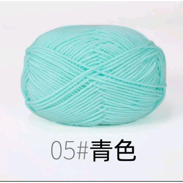 Len milk cotton 50g - len đan móc khăn,túi, len sợi cotton nhiều màu sắc a08
