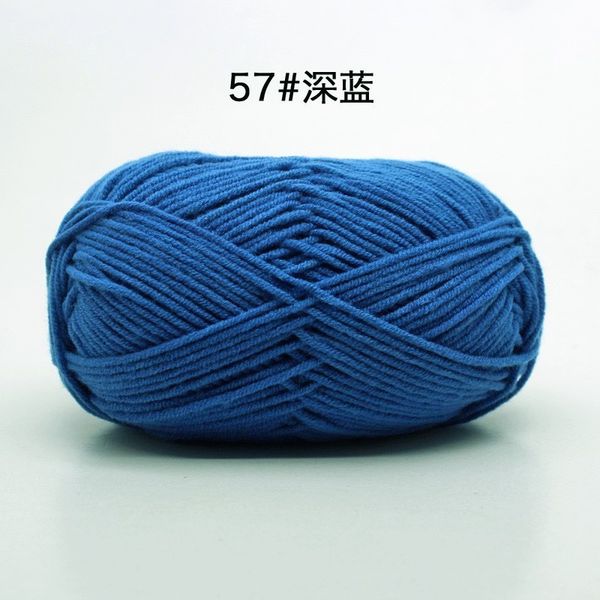 Len milk cotton 50g - len đan móc khăn,túi, len sợi cotton nhiều màu sắc a08