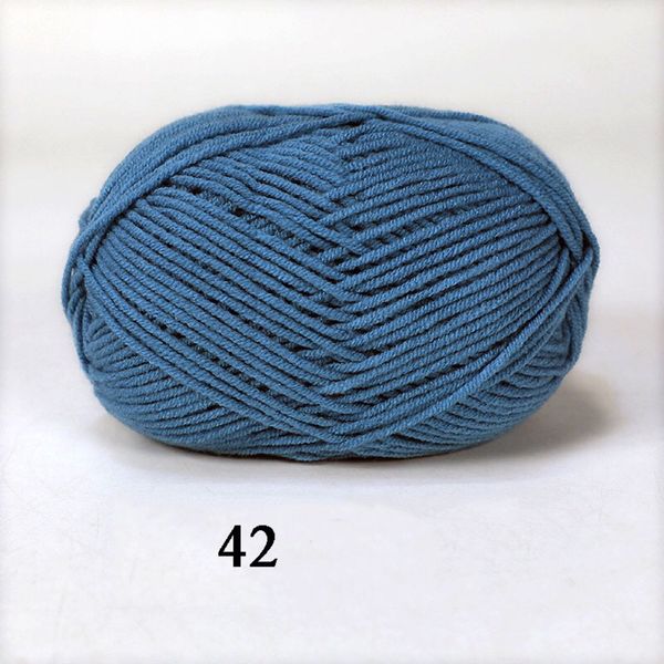 Len milk cotton 50g - len đan móc khăn,túi, len sợi cotton nhiều màu sắc a08