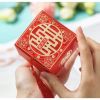 Vỏ hộp đựng bánh kẹo chữ Hỷ dùng trong tiệc cưới siêu đẹp