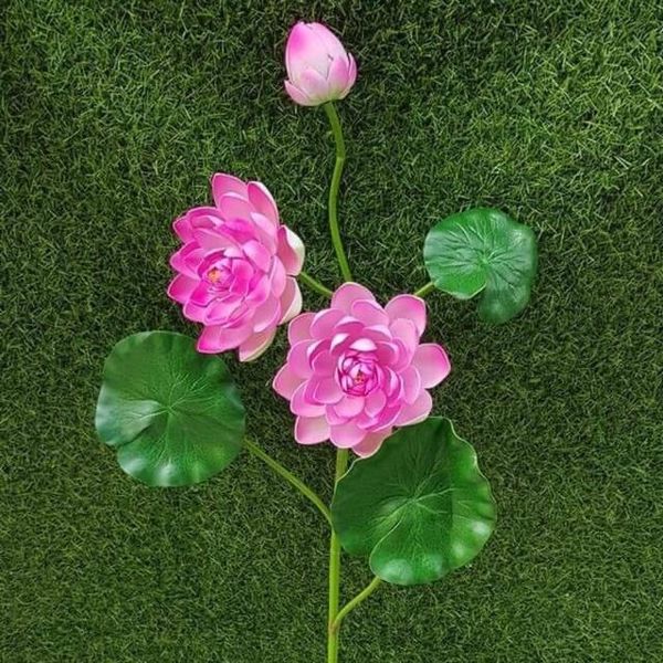 Cành sen giả - Cành sen xốp cao cấp decor trang trí rất đẹp và sang trọng