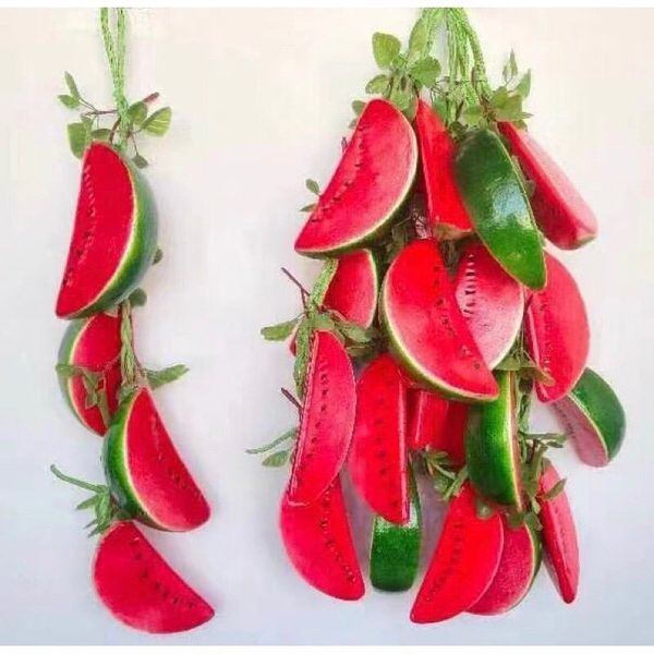 Dây hành tỏi ớt, hoa quả decor trang trí cực đẹp