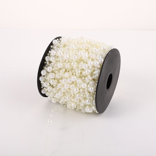 Cuộn Dây Hạt Ngọc Trai Làm Đồ Handmade - Làm Đồ Trang Sức - Trang Trí Bó Hoa Đám Cưới 60m