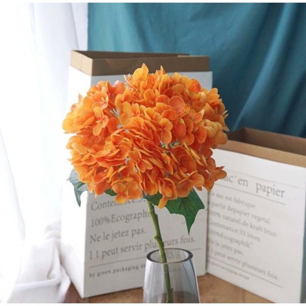 Hoa giả - Cành hoa tú cầu cao cấp - Decor trang trí nhà cửa cực đẹp