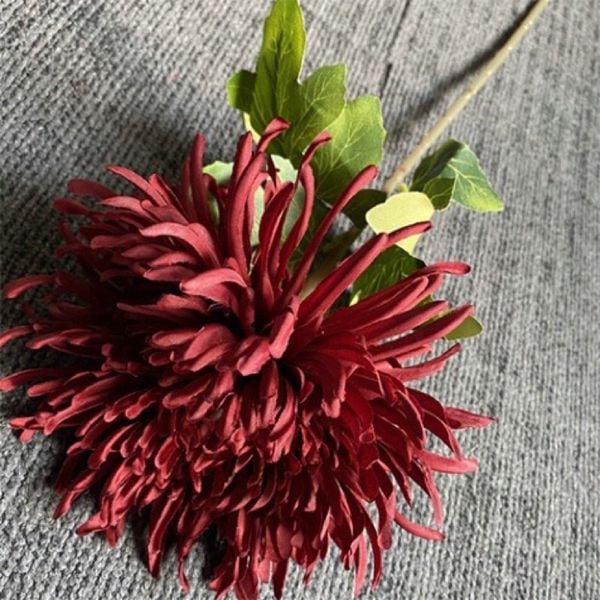 Hoa giả - Cành hoa cúc kim cao cấp - Decor trang trí nhà cửa cực đẹp