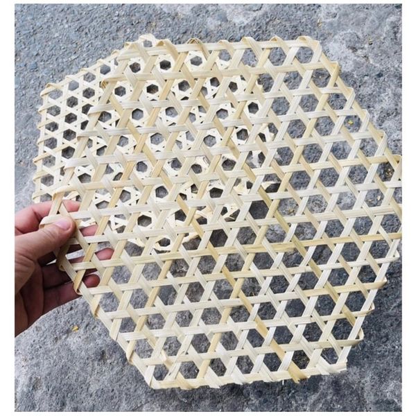 Vỉ tre, mành tre, phên tre, tấm đan tre - Decor trang trí Tết