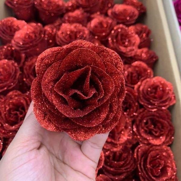 Đầu bông hoa nhũ kim tuyến - Hoa nhũ galaxy - Hoa nhũ kim tuyến cao cấp