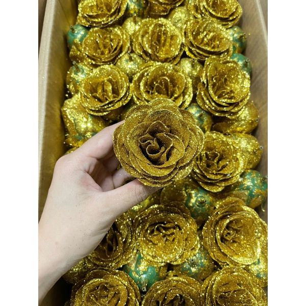 Đầu bông hoa nhũ kim tuyến - Hoa nhũ galaxy - Hoa nhũ kim tuyến cao cấp