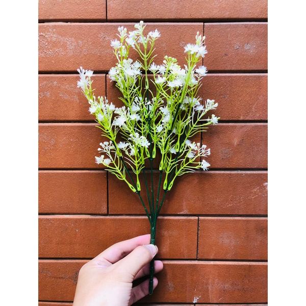 Cành giả - cụm lá giả - cụm điểm - cụm cỏ điểm -  nhiều mẫu điểm hoa giả decor trang trí, làm tháp bánh