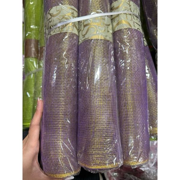 Giấy Gói Hoa - Lưới Gói Hoa - Lưới thô bó hoa kiểu Hàn Quốc , Trang trí giỏ quà ( cuộn 5met)
