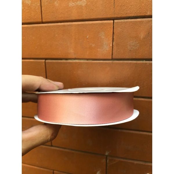 Cuộn 45met - Ruy băng lụa bản 2,5cm -loại đẹp