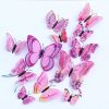 Set 12 con bươm bướm 3D dán tường, decor chụp ảnh, trang trí nhà cửa, trang trí bó hoa siêu đẹp