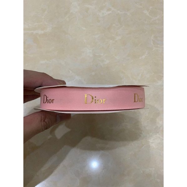 Ruy băng lụa gân in chữ DIIORR - Bản 2cm x 40met - Loại Đẹp